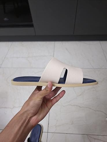 Мужские кожаные сандалии Hermès Oran - Модель: Oran (фирменный верх в — 5