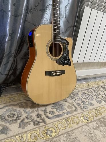 Гитары: Электроакустическая гитара формата дредноут с вырезом. Характеристики — 2