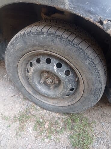 колёса на 14: Колеса в сборе R 14, Всесезонная, Б/у, Комплект, Легковые, Железные, отверстий - 4 — 2
