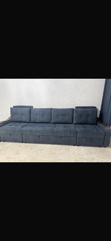 диван раскладной кресло: Прямой диван, Б/у — 6