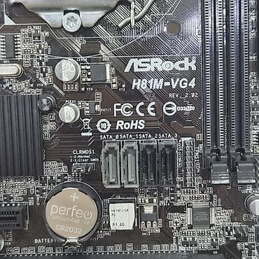 Техника и электроника: Материнская плата для ПК, Новый, ASRock, LGA1150, Micro-ATX — 4