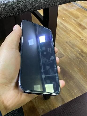 apple 12pro: IPhone 13 Pro, Б/у, Голубой, Защитное стекло — 2