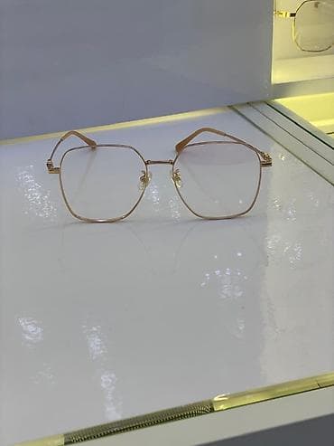 Оправа для очков, металлическая - Форма: геометрическая (мягкий