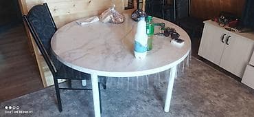 купить кухонный гарнитур бу бишкек: Гарнитур для зала, Диван, Ткань, текстиль, цвет - Синий — 2