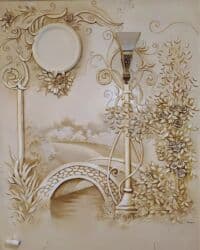 купить трафарет для декора стен: Пейзаж к стене. И барелеф — 5