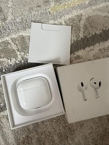 airpods 4 original: Беспроводные вкладыши наушники, Apple, AirPods 4, Новый — 2