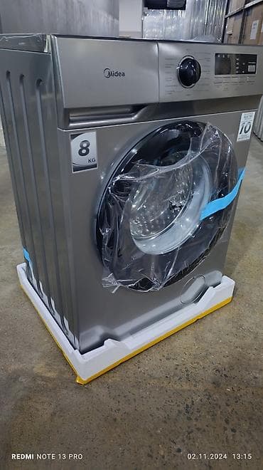 android 2din: Кир жуучу машина Midea, Жаңы, Автомат, 9 кг чейин, Компакттуу — 3