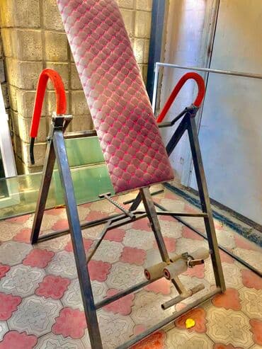 купить наколенники ортопедические: Инверсионный стол тренажер для лечения грыжи спины, вытяжка — 1