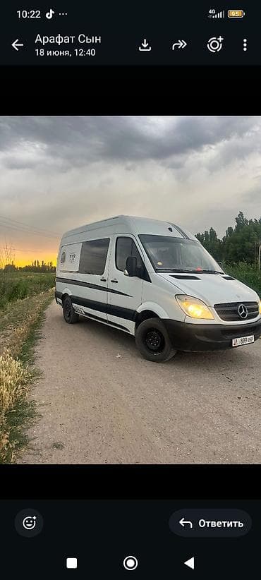 еврейский авто: Mercedes-Benz Sprinter, длиннобазный фургон/микроавтобус. Основные — 1
