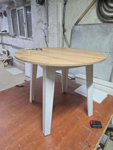 круглый раздвижной стол: КРУГЛЫЙ СТОЛ.диаметр 90см — 4