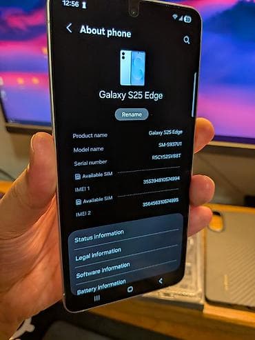 нот 9 т: Samsung Galaxy S25 Edge, Б/у, 512 ГБ, цвет - Серебристый, 2 SIM — 7