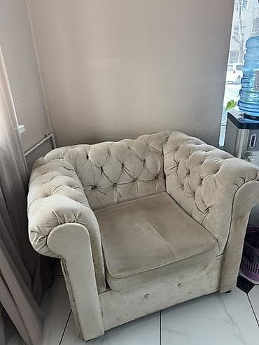 буу стул: Ашкана үчүн жумшак бурчек, түсү - Саргыч боз — 2