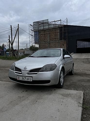 Унаа сатуу: Nissan Primera: 2003 г., 1.8 л, Кол менен иштөөчү, Бензин, Лифтбек — 1