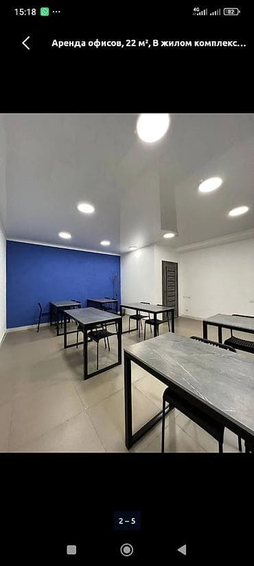 Аренда офисов, 25 м², В жилом комплексе, С оборудованием — 1