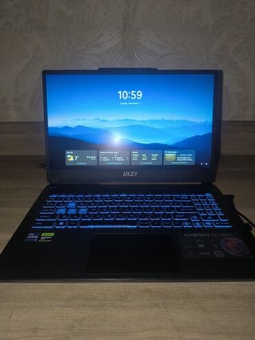 полный комплект: Ноутбук, MSI, 16 ГБ ОЗУ, Intel Core i7, 15.6 ", Б/у, Игровой, память SSD — 1