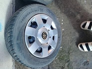 14 r: Колеса в сборе 185 / 65 / R 14, Зима, Б/у, Комплект, Легковые, Железные, отверстий - 4 — 2