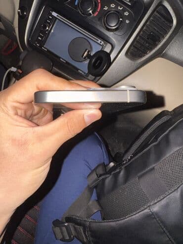 Ковролин: IPhone 15 Pro Max, Колдонулган, 512 ГБ, Natural Titanium, Кабель, Куту, 86 % — 5