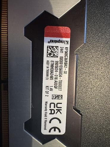 32: Оперативная память (RAM) для ПК, Б/у, Kingston Fury, 32 ГБ, DDR5, 6000 МГц — 3