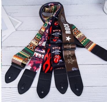 цветные струны для акустической гитары: Ремни для гитары широкий ассортимент — 1