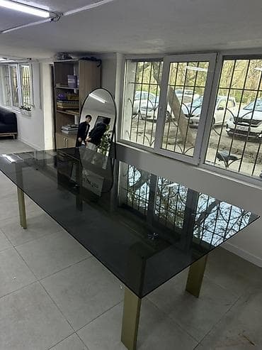 стол в офис: Стол для зала, Б/у, Не раскладной, Прямоугольный — 1