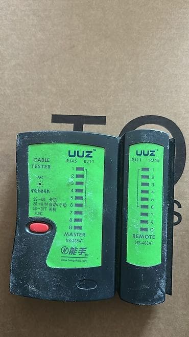 бу эмеректер: Кабельные тестеры RJ45/RJ11 (модели NS-468/NS-468AT, Master + Remote) — 1