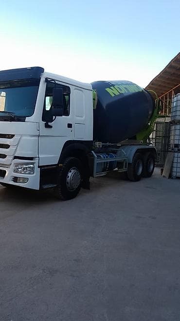 цпес одежда: Автобетоносмеситель (миксер) на шасси тягача 6x4. - Компоновка — 2