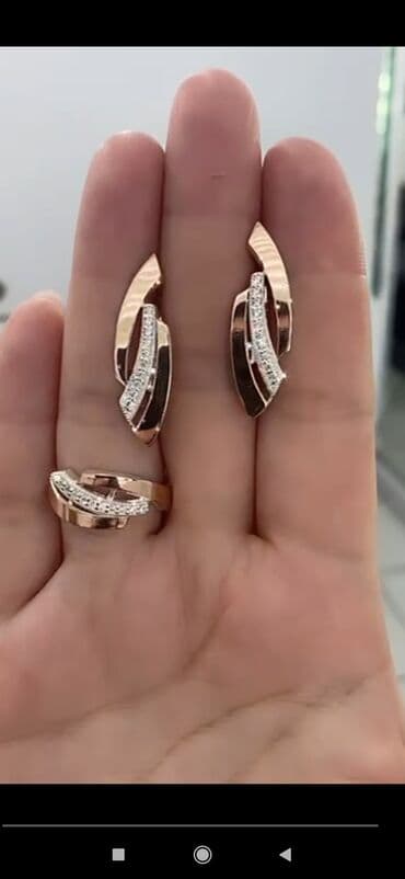 свадебные платья от производителя: Набор украшений, Проба 925, Женские, Новый — 1