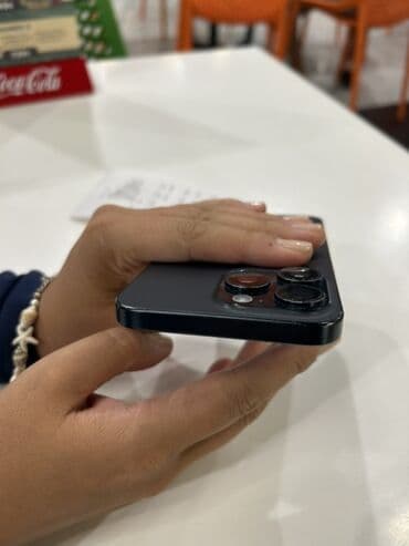 5 айфон: IPhone 15 Pro Max, Колдонулган, 256 ГБ, Blue Titanium — 3