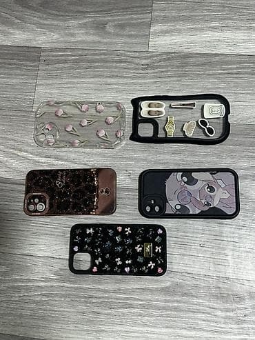 Набор чехлов для iPhone (5 шт.) на 11 - Прозрачный силиконовый чехол