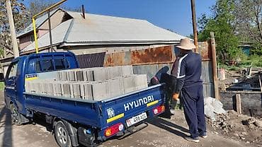 кирпич скупка: Пескоблок Рваный, Заборный, 150x400x200, Бесплатная доставка — 3