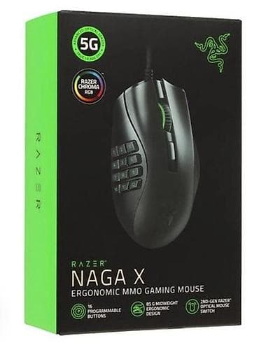 райзер: Razer Naga X. Оригинал. Куплена 24.03.26 в городе за 5500. Чек — 3