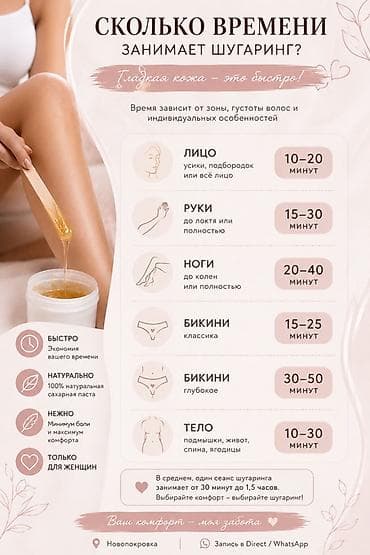 женская брюки: Шугаринг, С выездом на дом — 3