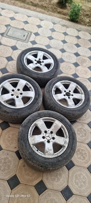 belgee x50: Колеса в сборе 225 / 55 / R 16, Лето, Б/у, Комплект, Легковые, Литые, отверстий - 5 — 2