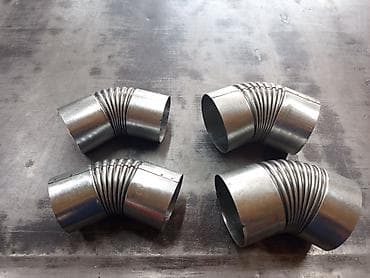 Услуги по строительству и ремонту: Гофрированные колена 90° для вентиляции/дымоудаления д100 д125.п.о — 3