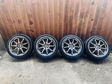 арзан ал: Дөңгөлөктөр монтажда 215 / 45 / R 18, Жай, Колдонулган, Комплект, Жеңил унаалар, Куйма, тешиктери - 5 — 1
