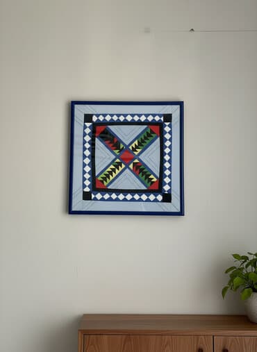 декор стен: Для декора дома. Ручная работа. Панно в технике курак. В рамке. Размер — 1