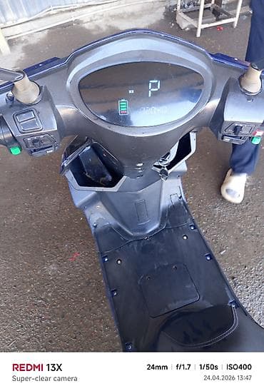 бектемир скутер: Скутер/мопед, синий цвет. Основные особенности: - Компактный — 5