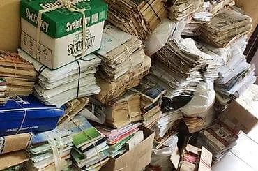 Макулатура — для переработки/хознужд Содержимое: - Прессованные и