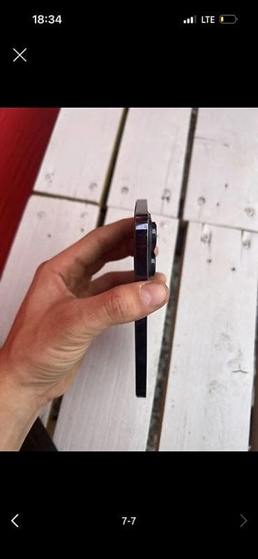 авто магнитоло: IPhone 14 Pro, Б/у, 256 ГБ, Deep Purple, Чехол, 80 % — 6
