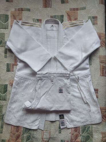 Сатыкка Кимоно (Дзюдо учун) 📌 Бренд: Adidas 📌 Өлчөмү: 170 см (өспүрүм