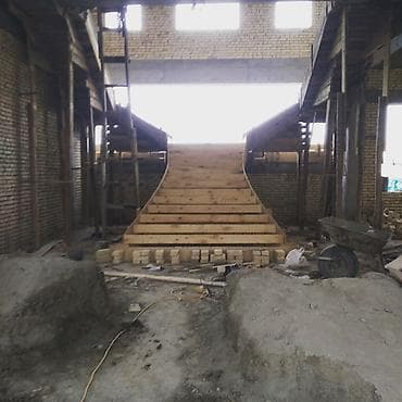 трубогиб услуги: Бетонная лестница Для дома, Форма лестницы: Винтовая — 7