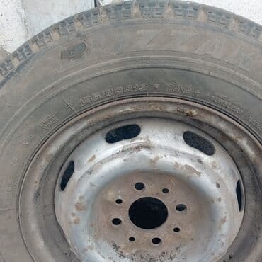 Линолеум: Дөңгөлөктөр монтажда 155 / 80 / R 13, Кыш, 1 даана, Жеңил унаалар, Темир, тешиктери - 4 — 1