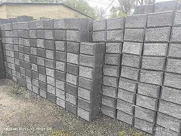 обой для стен: Заборы из пескоблока — 6