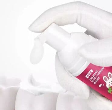 детская зубная щётка: Нажмите на дозатор 2-3 раза, нанесите пенку на зубную щетку и — 7