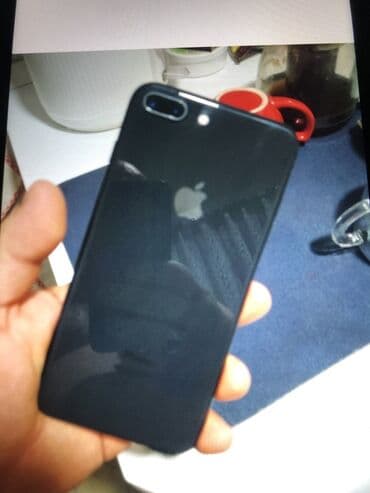 Компьютерлер, ноутбуктар жана планшеттер: IPhone 8 Plus, Колдонулган, 64 ГБ, Кара, Заряддоочу түзүлүш, 76 % — 1