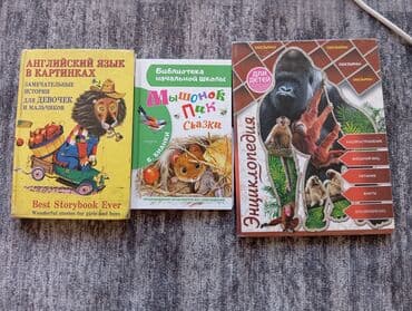 купить школьную доску для начальных классов: Набор детских книг (3 штуки). 1.) Английский язык для девочек и — 2