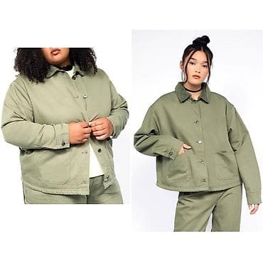 BP. Куртка из хлопкового твила и искусственной овчины.Прочный, готовый