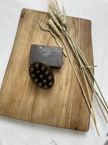 дух спалка: Натуральное мыло ручной работы - Формы: овалы с барельефами пчёл и — 5