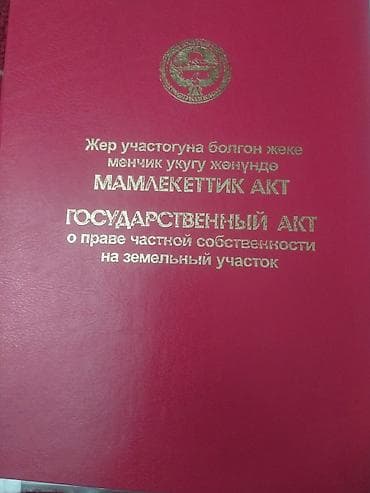 Продаётся дом с земельным участком (имеется Государственный акт о