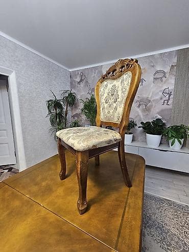 кровать мебель: Стол и стул для зала, цвет - Коричневый — 2